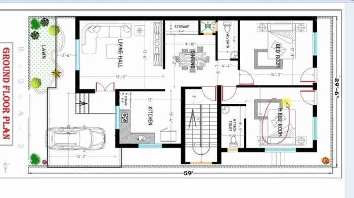 1800 sq feet house design