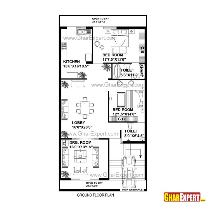 30 x 60 house design