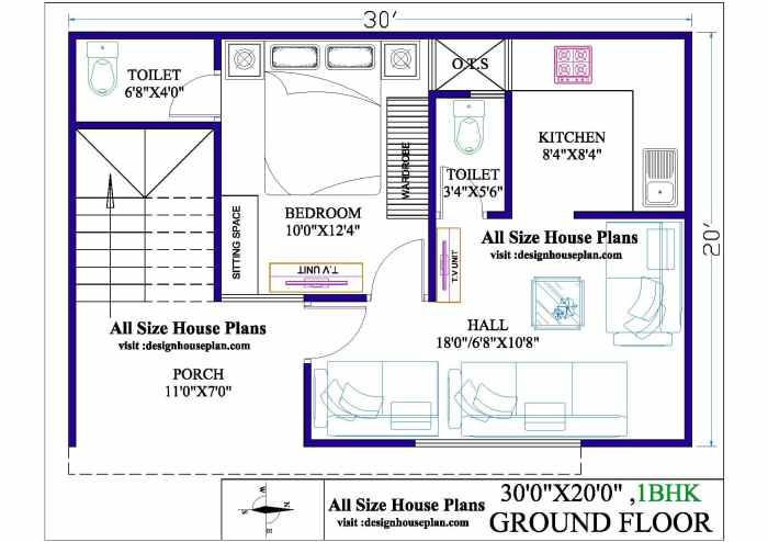 House design 20 x 30