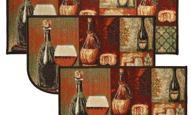 Kitchen rugs wine decor