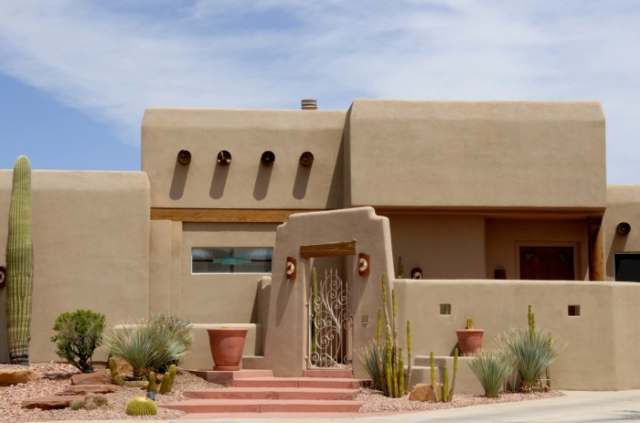 Adobe house interior design