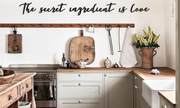 Kitchen wall decor design