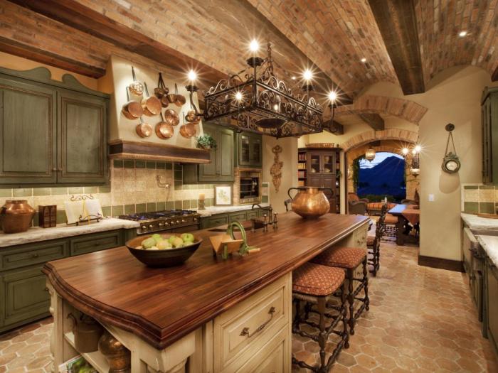 Tuscany decor for kitchen