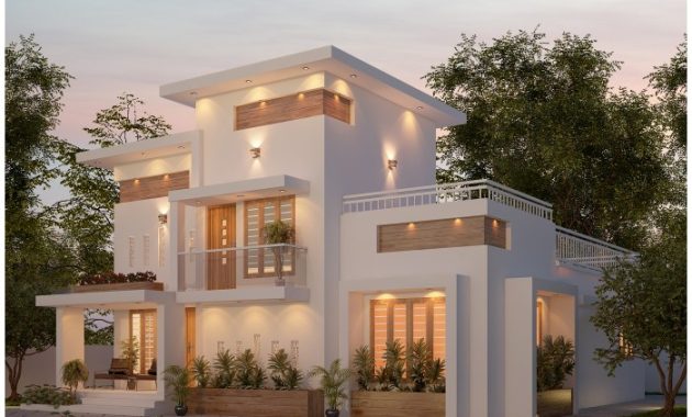 Modern contemporary house design kerala