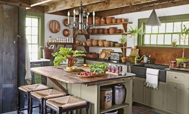 Kitchen barn house design