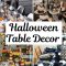 Halloween Kitchen Table Decor Ideas