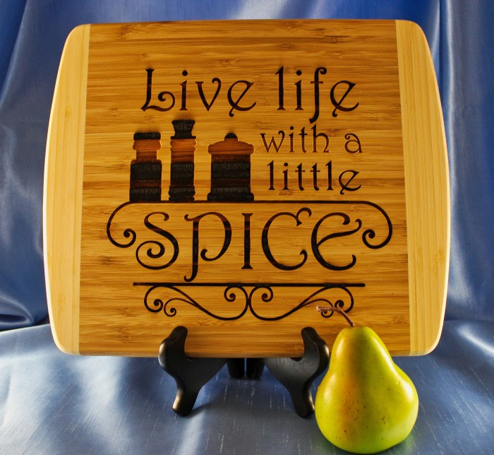 Cutting board decor kitchen