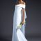 Fit and Flare Wedding Dress with Slit