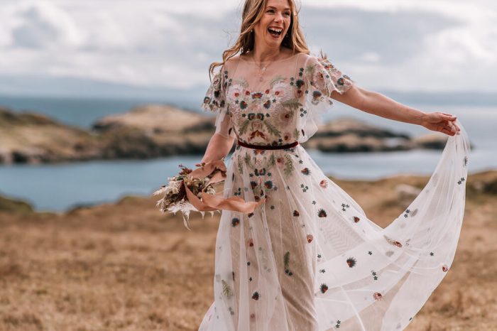 Floral garden wedding guest dresses