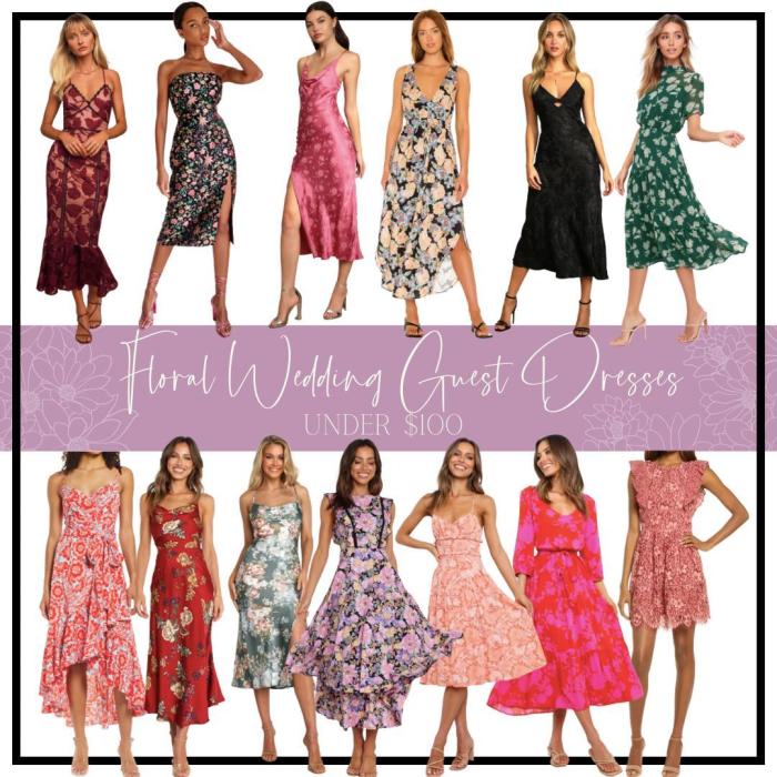 Wedding guest dresses under 100