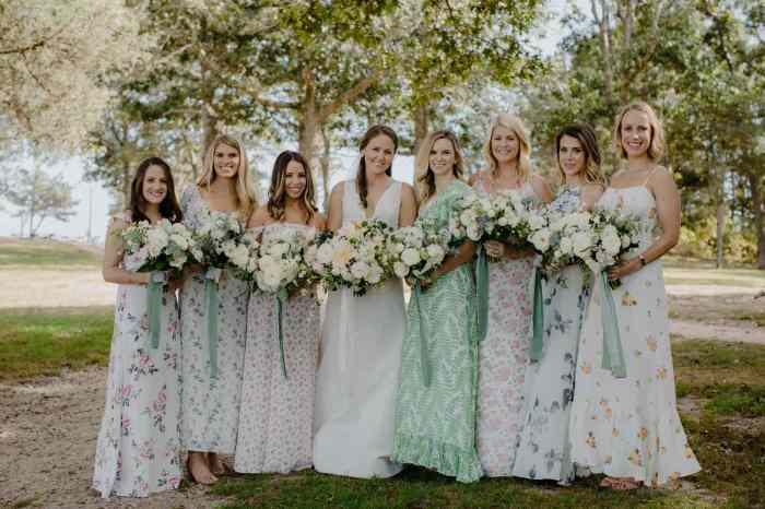 Casual bridesmaid dresses for outdoor wedding