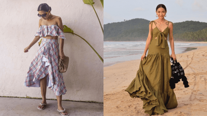 Fall beach wedding guest dresses